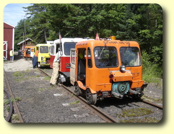 Trackcars at Fernald Enginehouse
