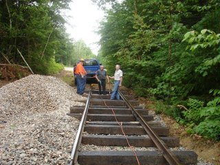 New rails to the
                diner!